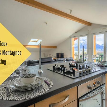 Sévrier Cabana & Panorama Lac Annecy -Parking & Terrasse מראה חיצוני תמונה