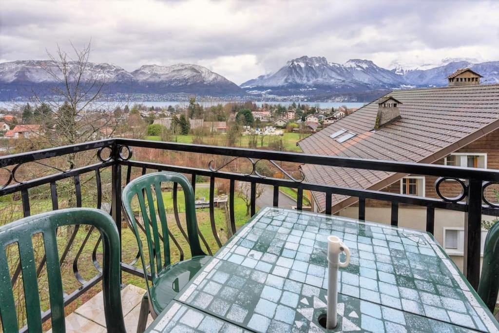 Sévrier Cabana & Panorama Lac Annecy -Parking & Terrasse מראה חיצוני תמונה